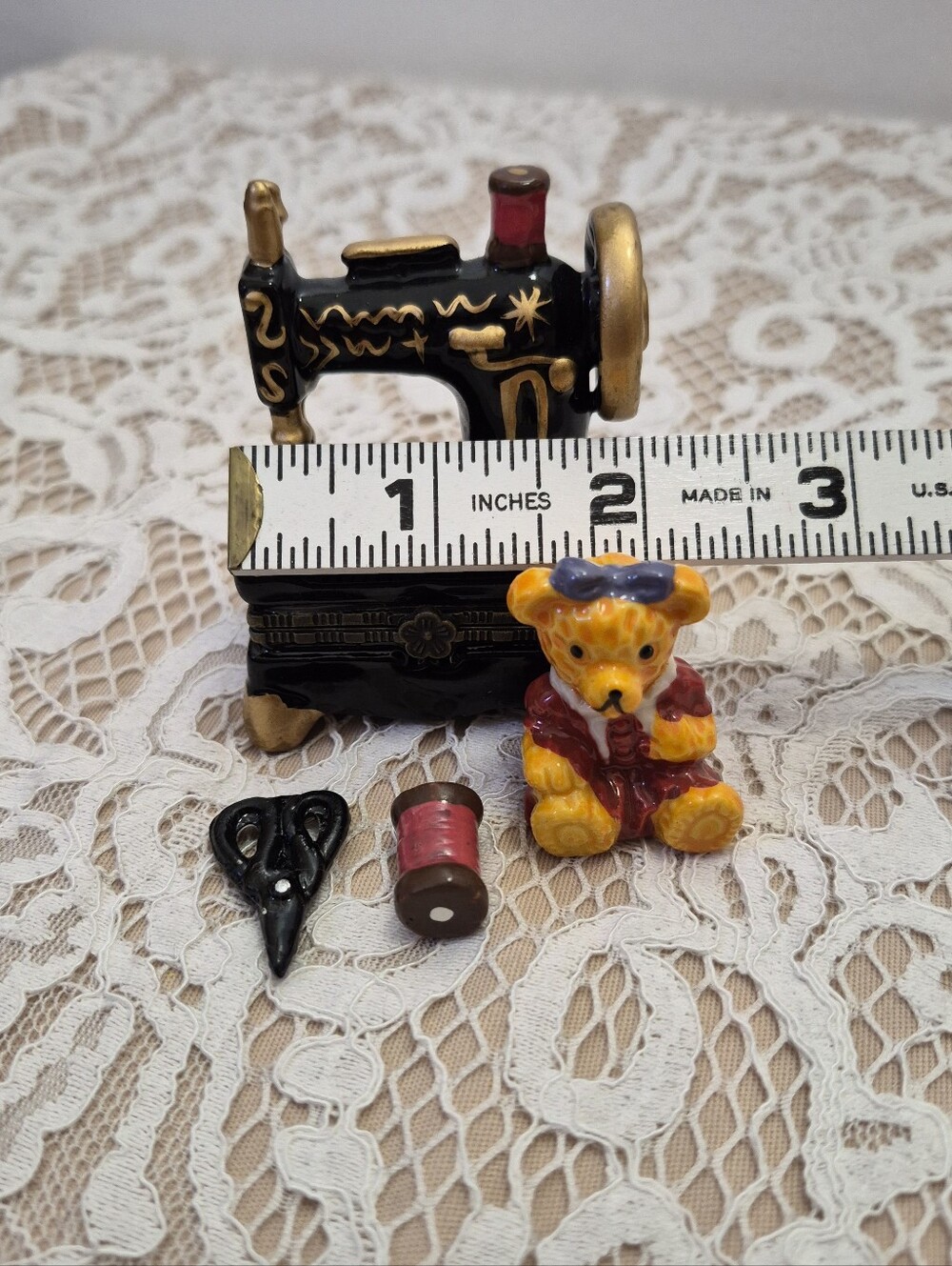 Sewing Machine Trinket Box - Picture 3 of 8